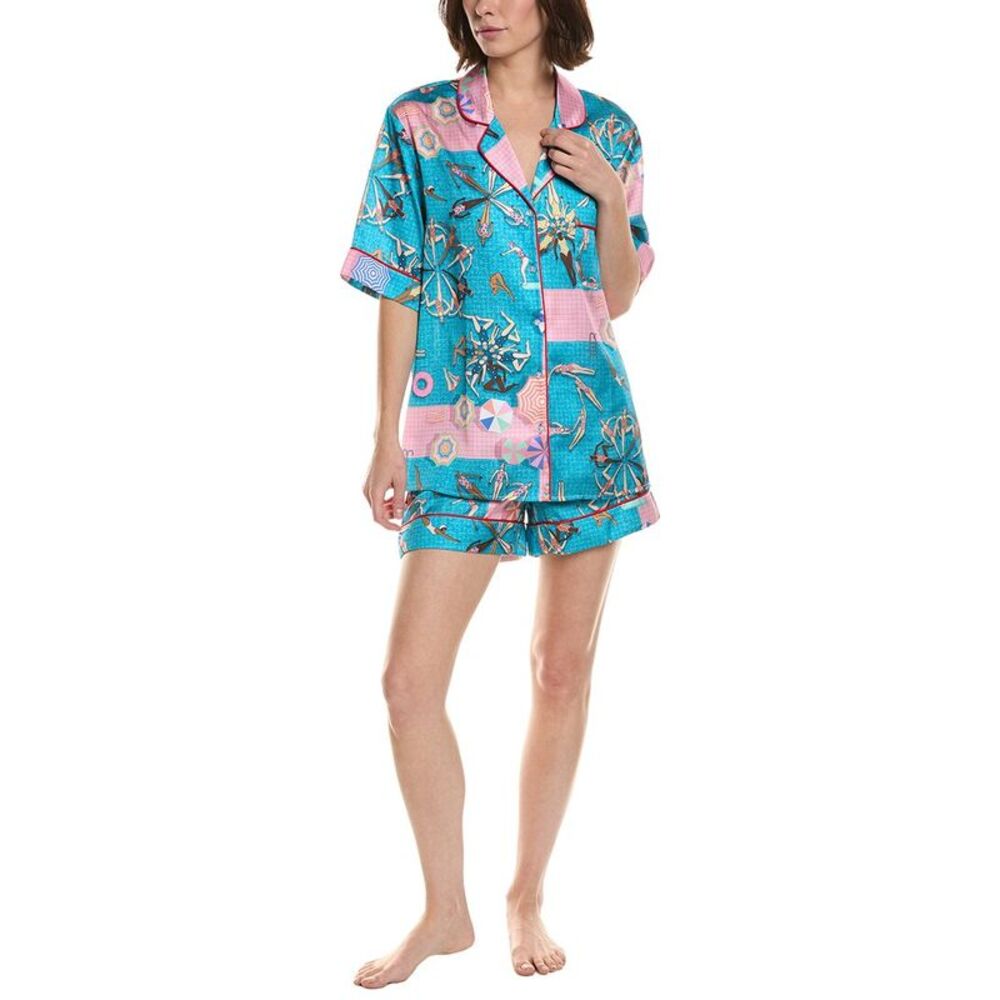 Karen Mabon Womens  2Pc Print Pajama Set